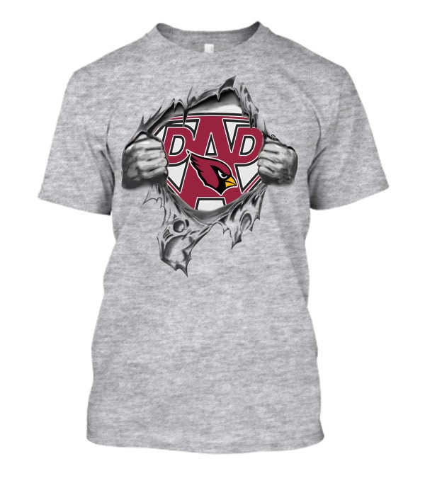Super Dad Arizona Cardinals Fan T-Shirt
