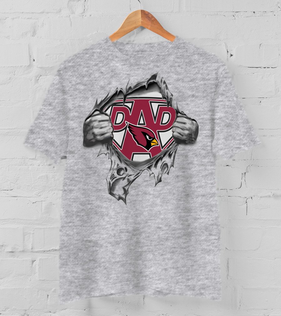 Super Dad Arizona Cardinals Fan T-Shirt