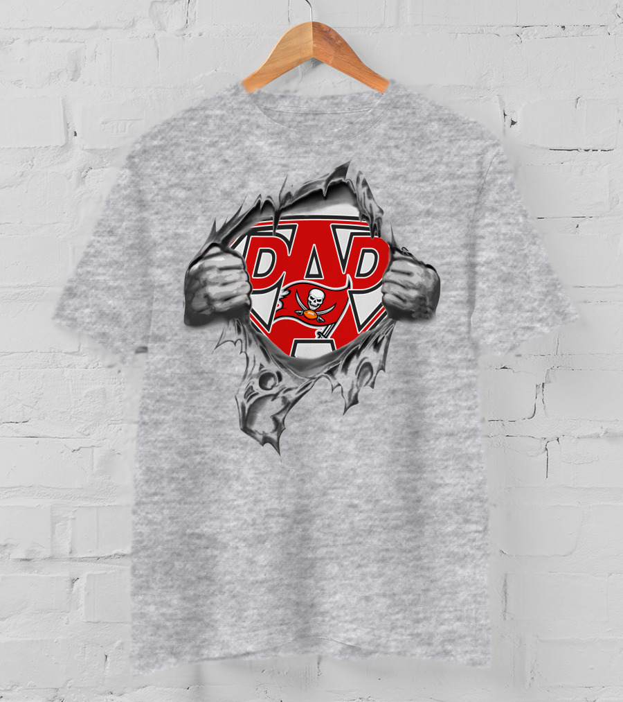 Super Dad Tampa Bay Buccaneers Hero T-Shirt