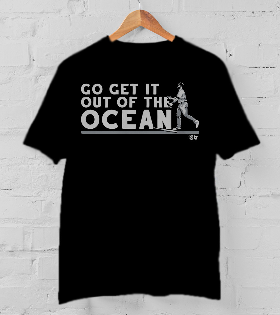 Max Muncy Go Get It Out Of The Ocean Baseball Player T-Shirt