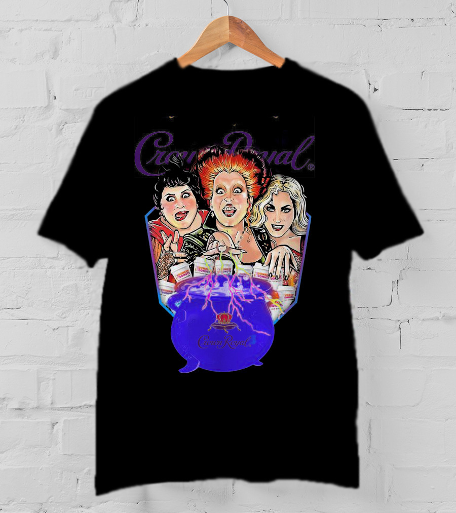 Crown Royal Halloween Hocus Pocus Witches Cauldron Magic T-Shirt