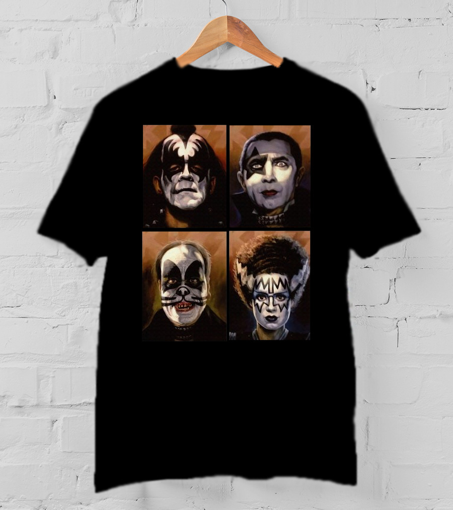 Monster Kiss Cats Quartet T-Shirt