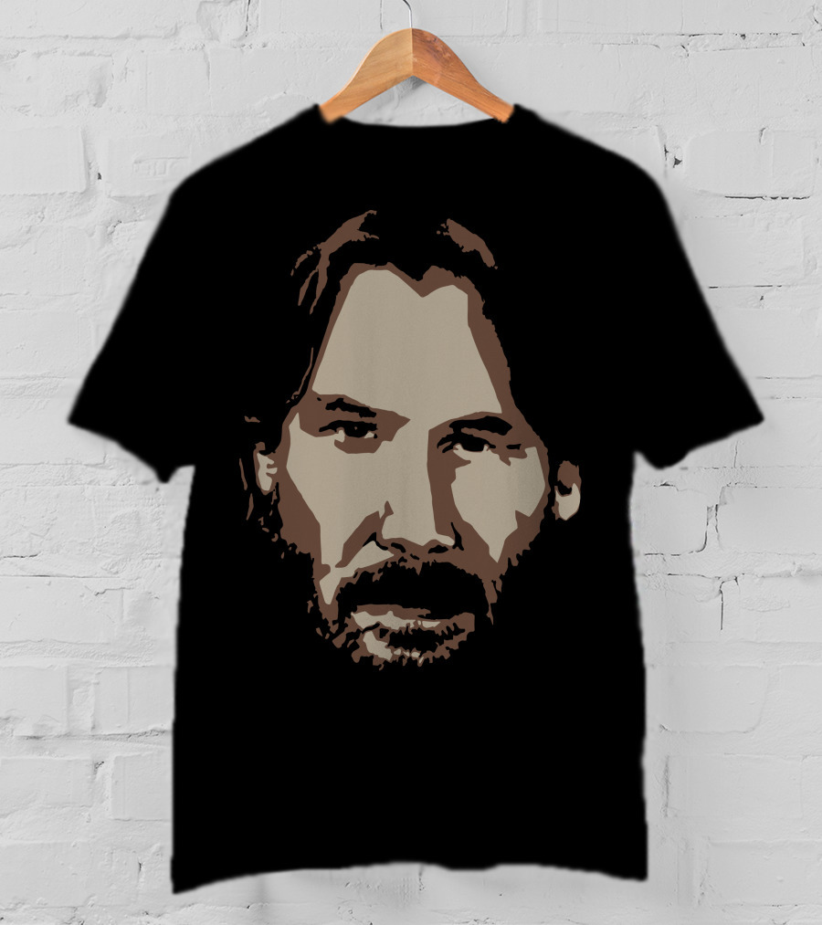 John Wick Movie Character Iconic Face T-Shirt