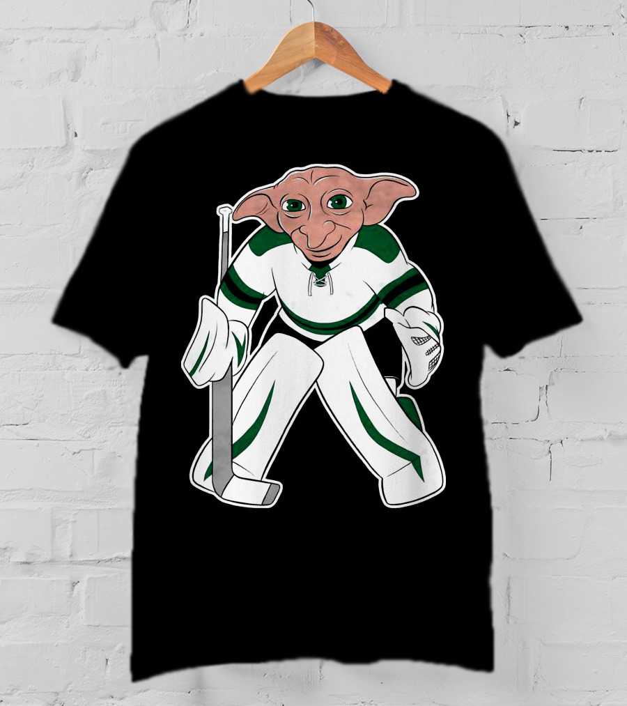Spittin Chiclets D Goalie Hockey Creature Playing Goaltender T-Shirt