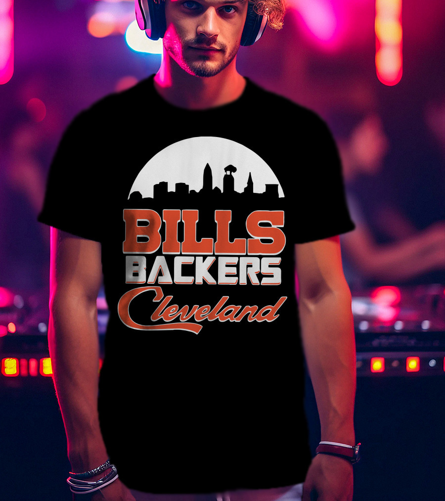 Bills Backers Cleveland Skyline T-Shirt