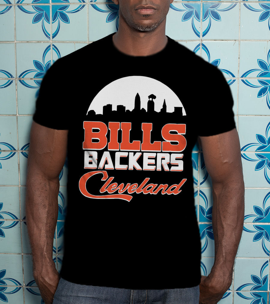 Bills Backers Cleveland Skyline T-Shirt