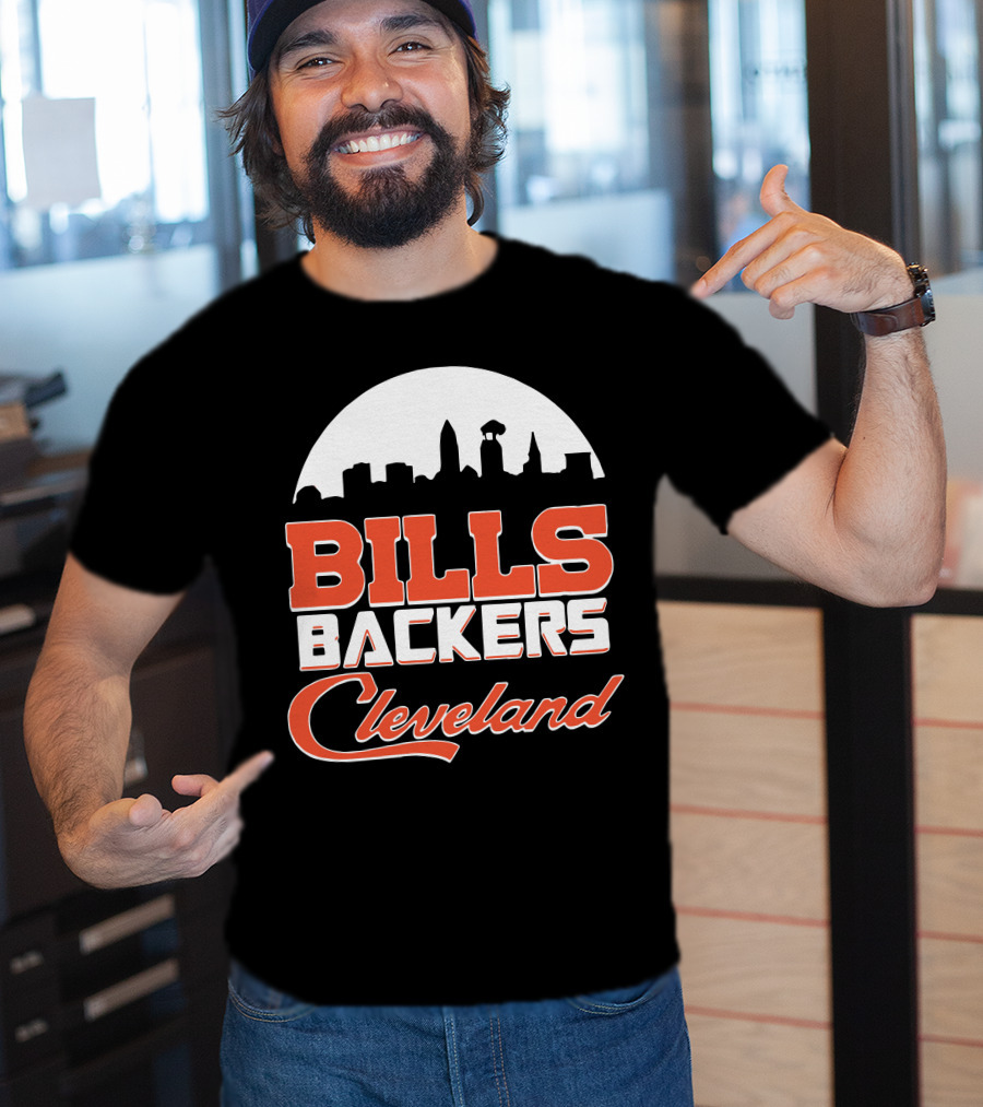 Bills Backers Cleveland Skyline T-Shirt