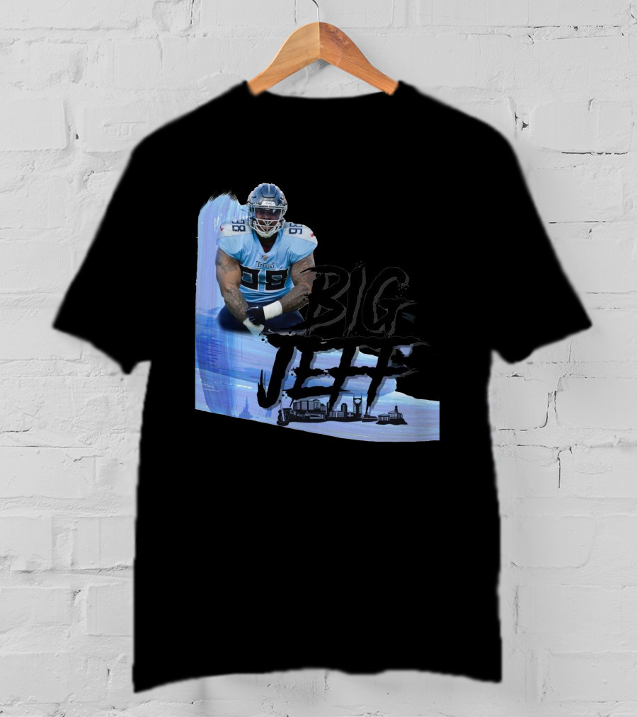 Big Jeff Titans 98 Football Player Jeffery Simmons T-Shirt