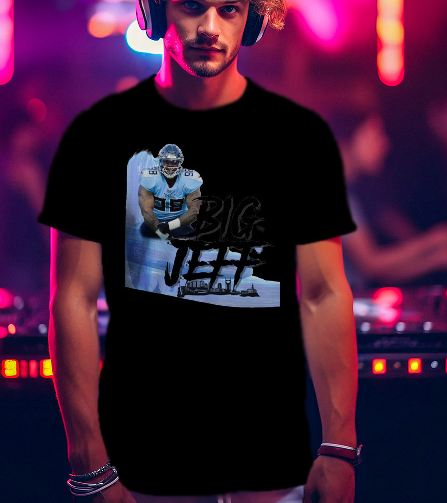 Big Jeff Titans 98 Football Player Jeffery Simmons T-Shirt
