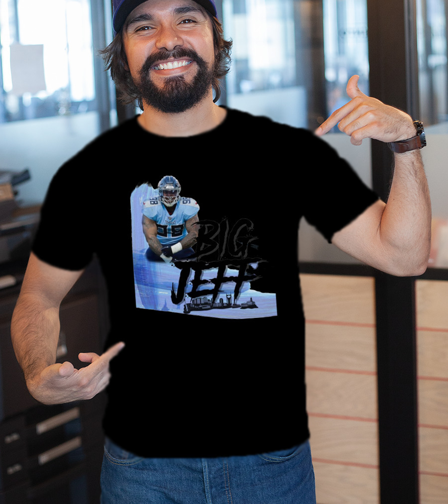 Big Jeff Titans 98 Football Player Jeffery Simmons T-Shirt