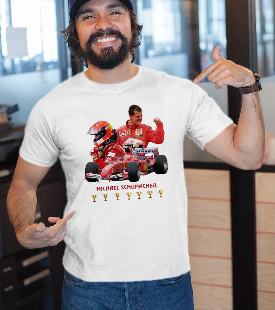 Michael Schumacher Ferrari Racing Champion Thank You For The Memories T-Shirt