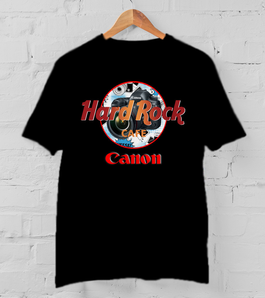 Hard Rock Café Canon Camera T-Shirt