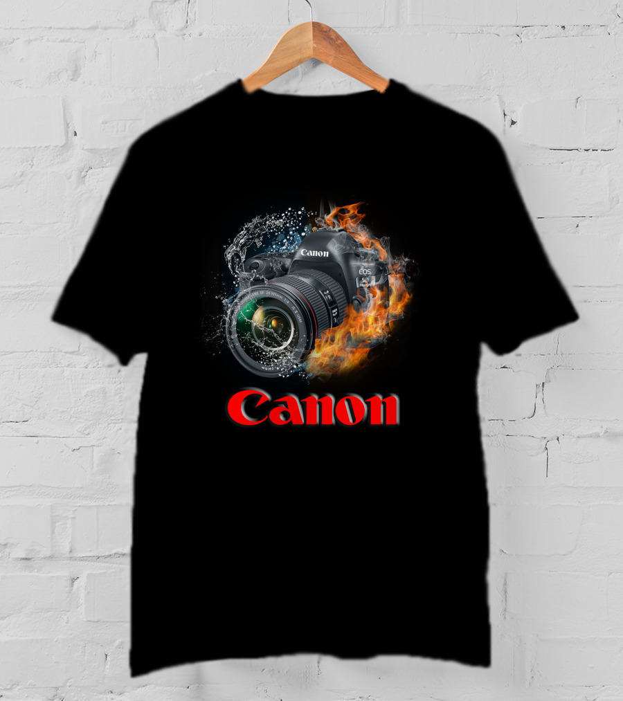 Canon EOS 5D Water And Fire T-Shirt