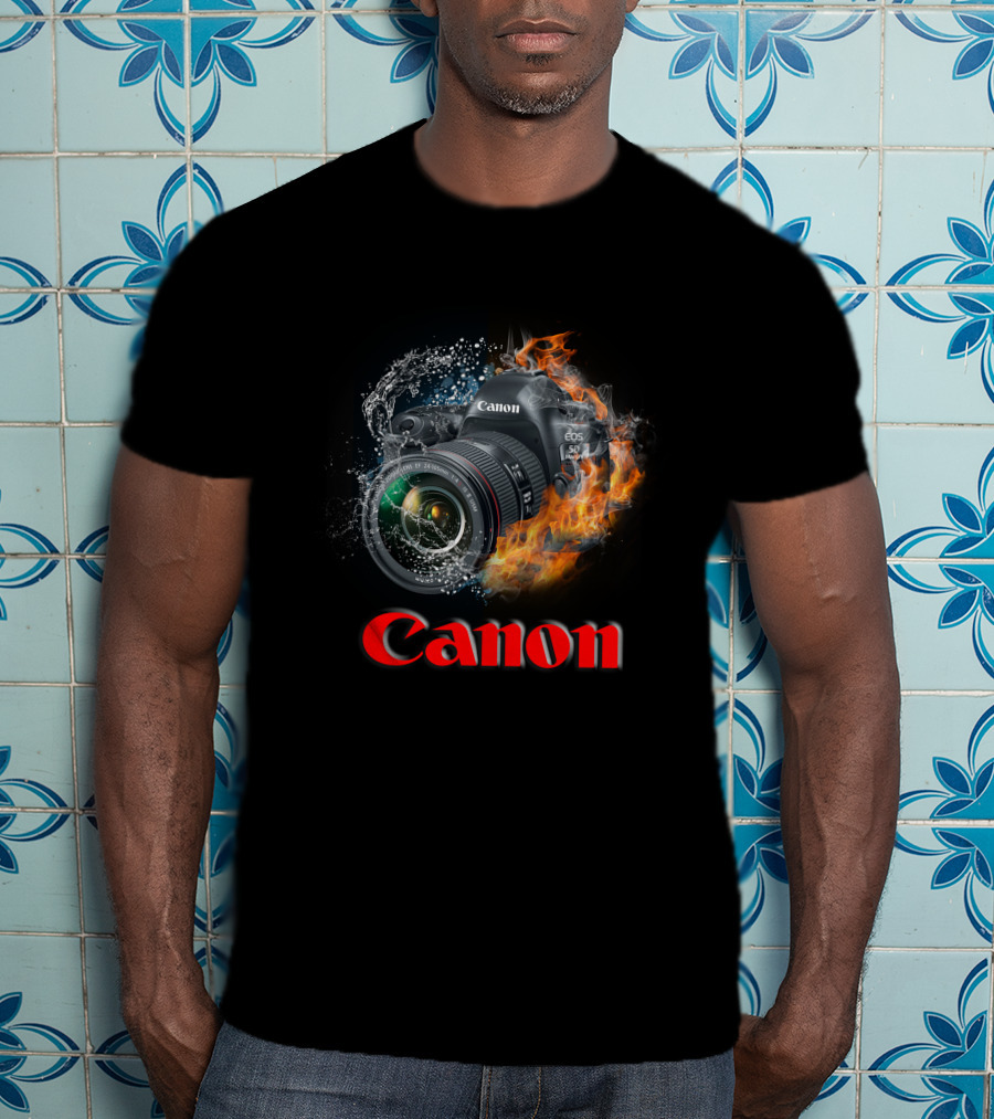 Canon EOS 5D Water And Fire T-Shirt