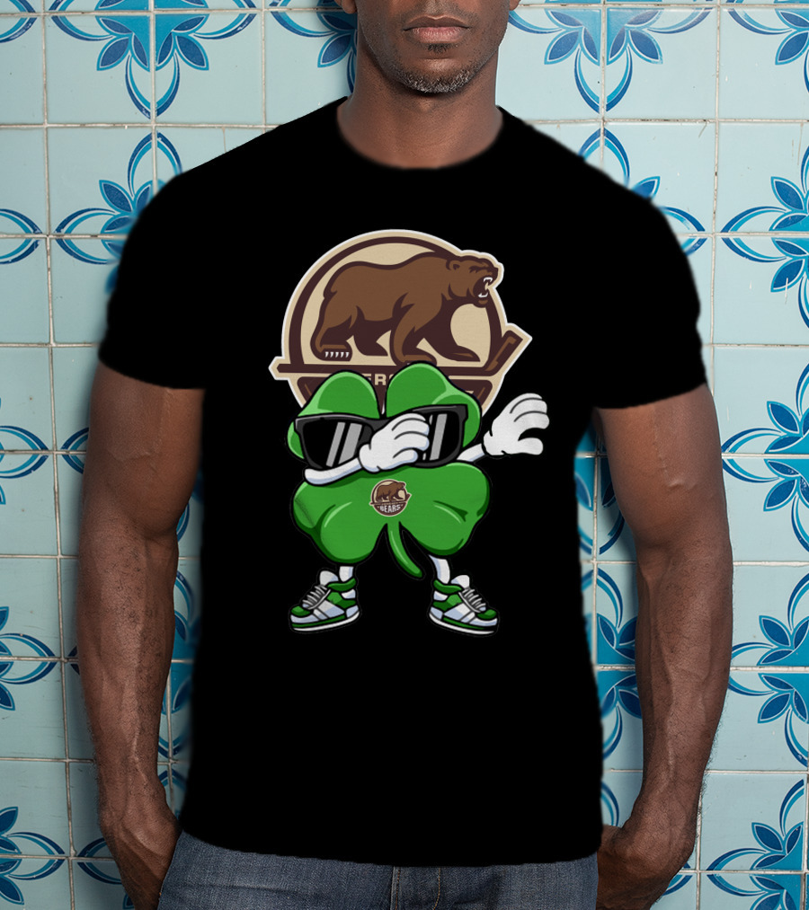 Hershey Bears Lucky Clover Bear T-Shirt