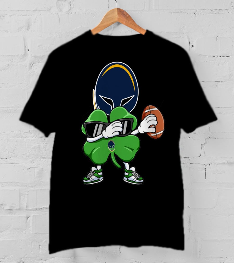 Worcester Warriors Football Shamrock Icon With Rugby Ball And Sunglasses T-Shirt