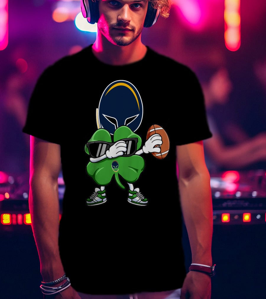 Worcester Warriors Football Shamrock Icon With Rugby Ball And Sunglasses T-Shirt