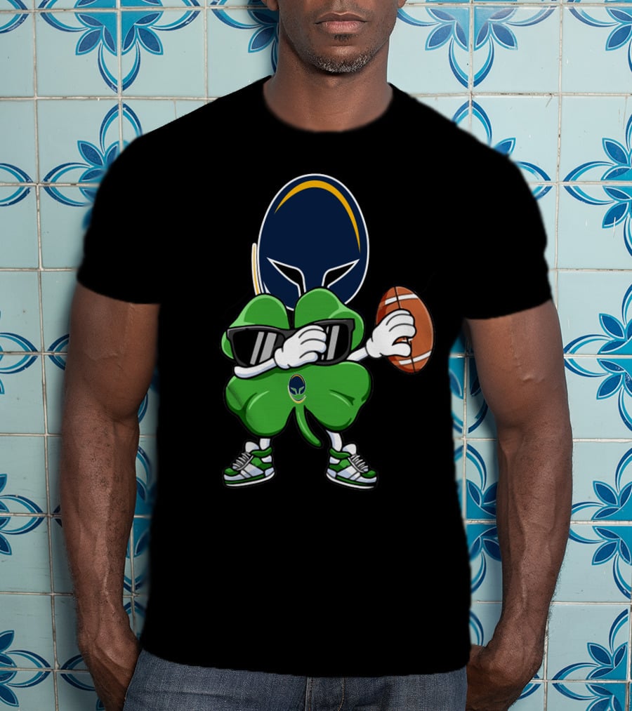 Worcester Warriors Football Shamrock Icon With Rugby Ball And Sunglasses T-Shirt