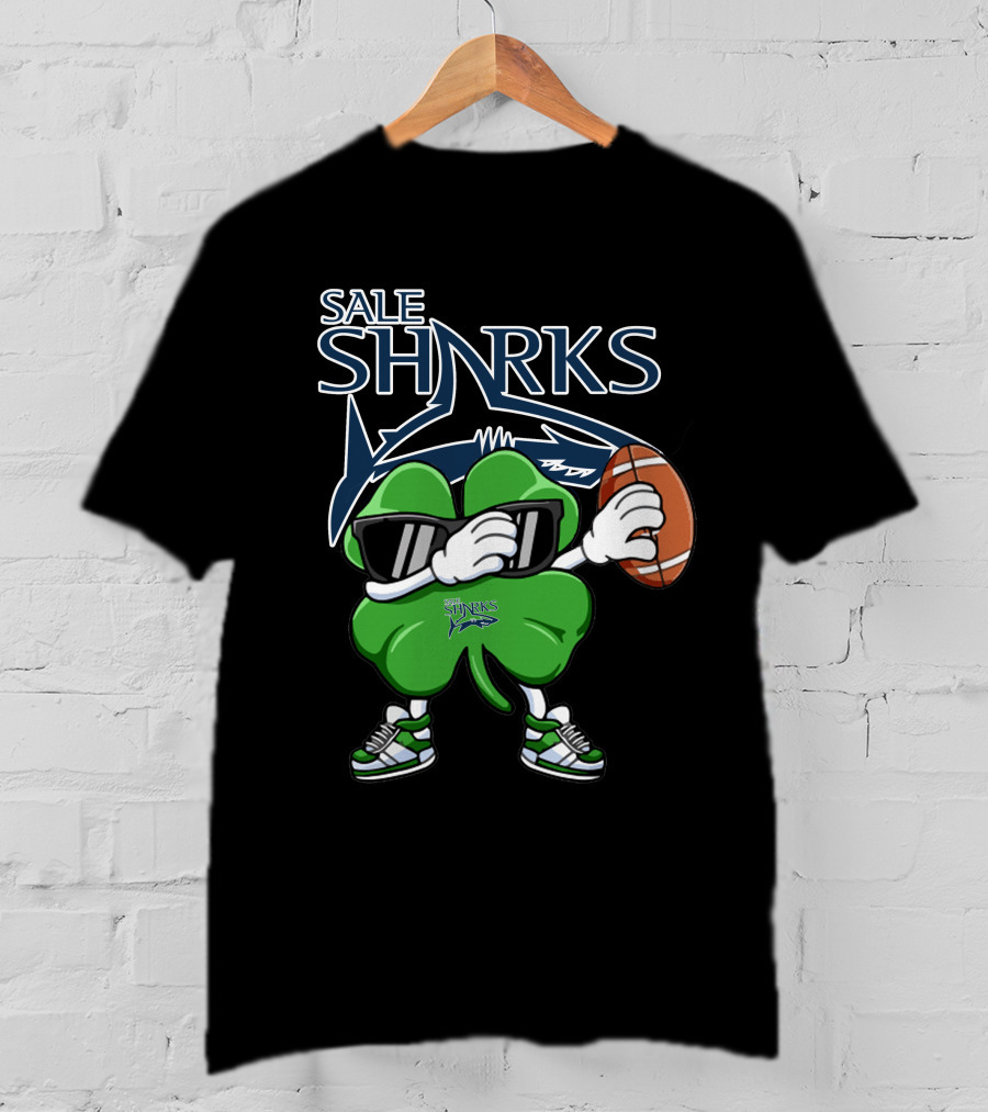 Sale Sharks Shamrock Football T-Shirt