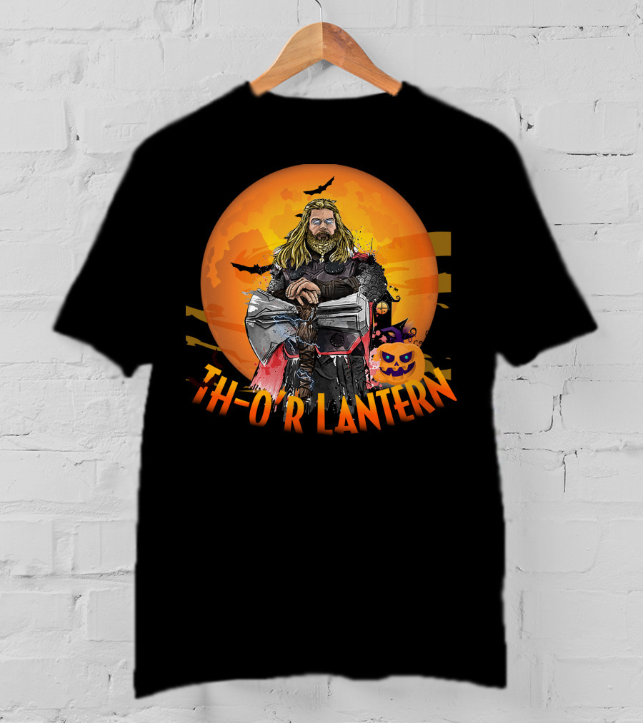 Th-o R Lantern Halloween Thor Illustration TL1409 T-Shirt