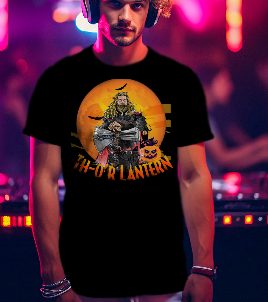 Th-o R Lantern Halloween Thor Illustration TL1409 T-Shirt