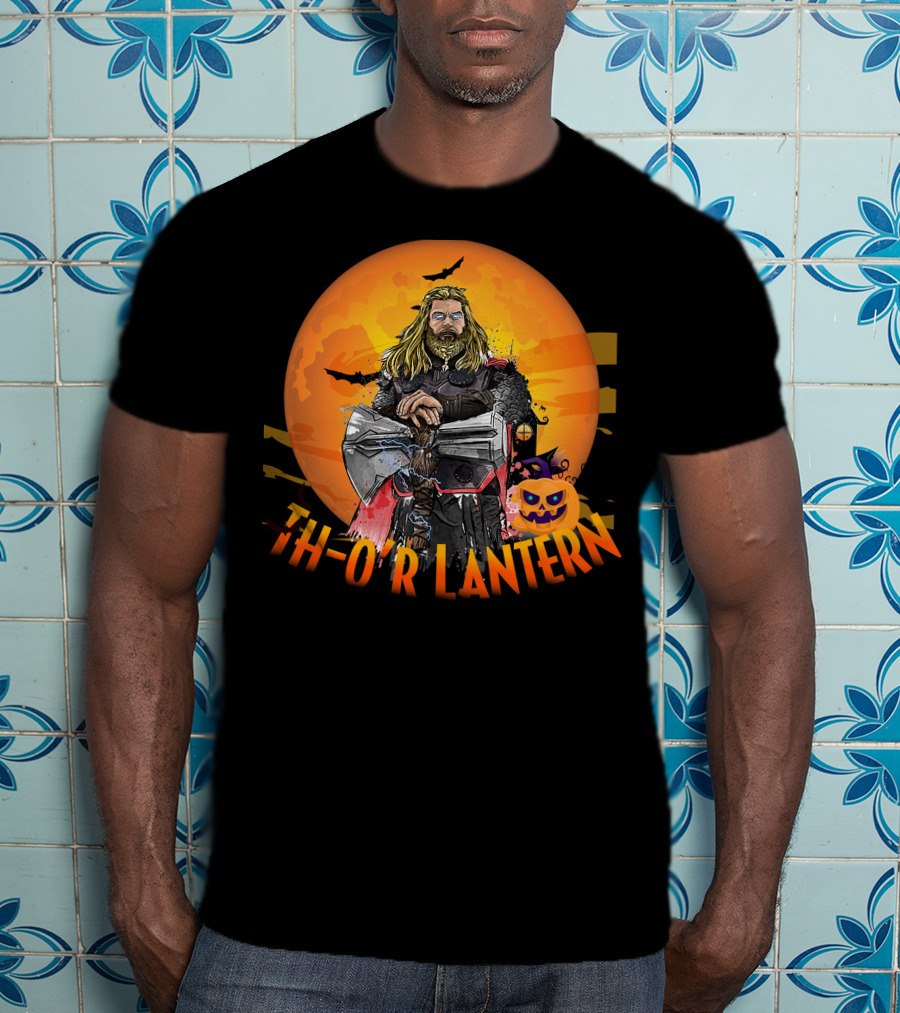 Th-o R Lantern Halloween Thor Illustration TL1409 T-Shirt