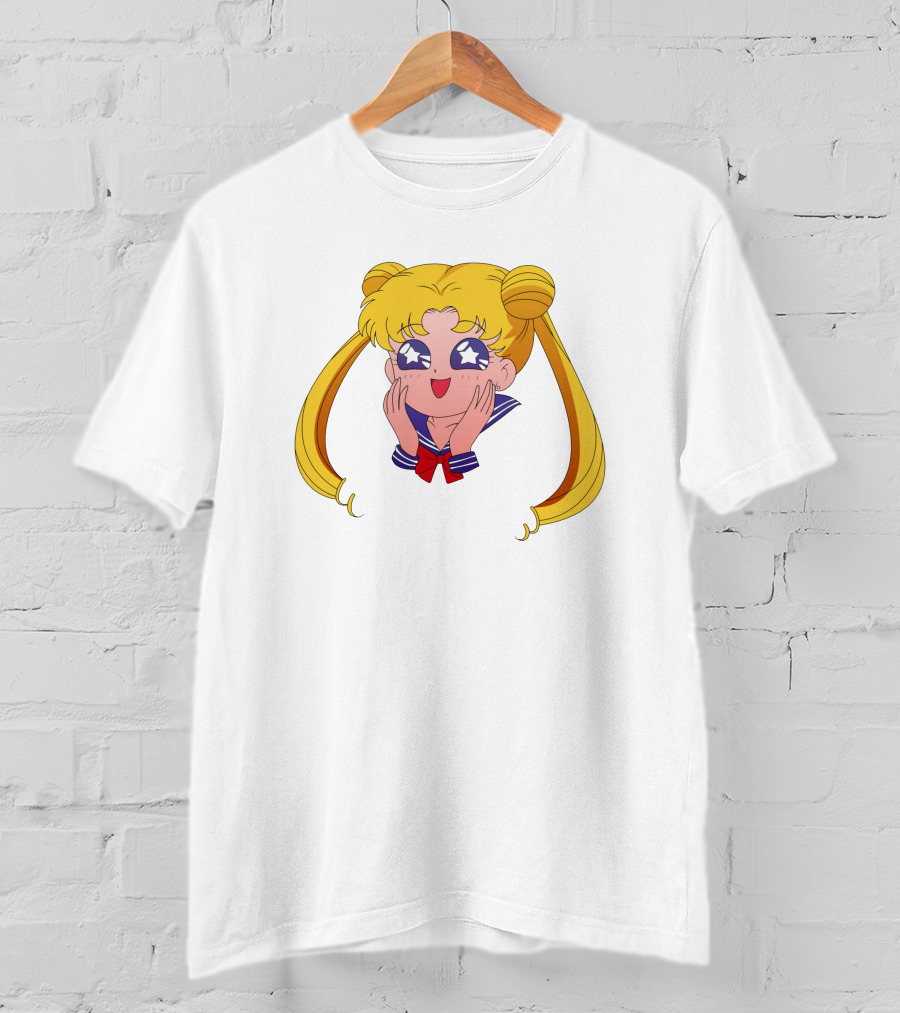Sailor Moon Usagi Tsukino Star Eyes Anime Character T-Shirt
