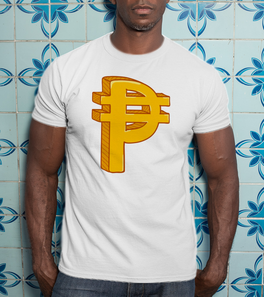 Peso Currency Symbol Philippines Gold T-Shirt