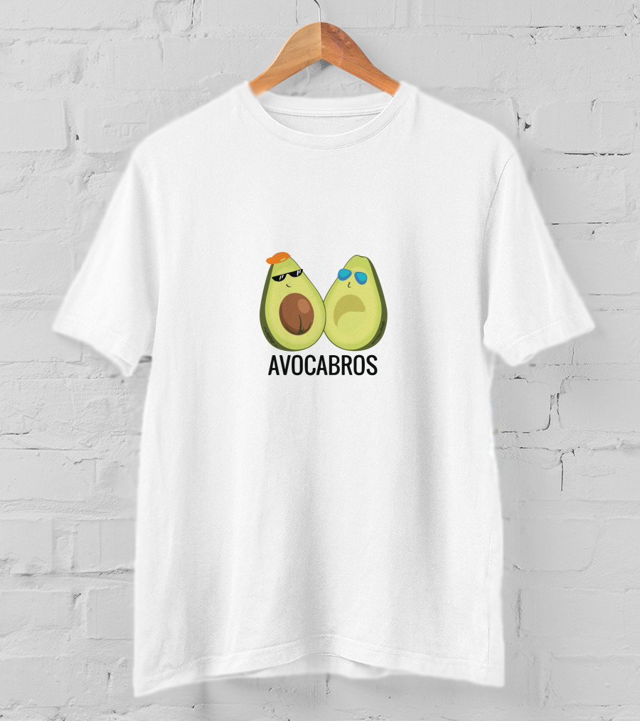 AVOCABROS Avocado Friends With Sunglasses T-Shirt