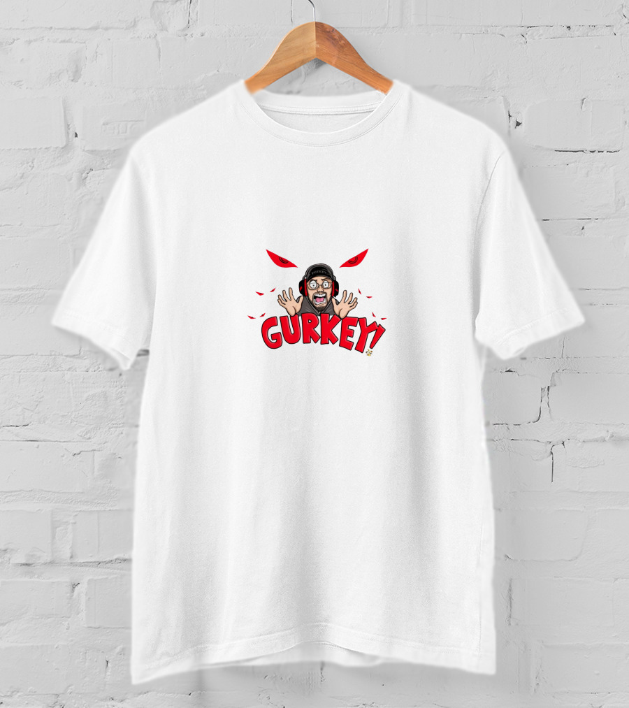 FGTEEV Gurkey Cartoon Character Red Eyes T-Shirt