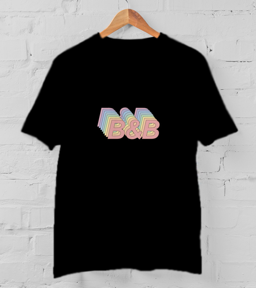 Brooklyn And Bailey B&B Pastel 3D Effect T-Shirt