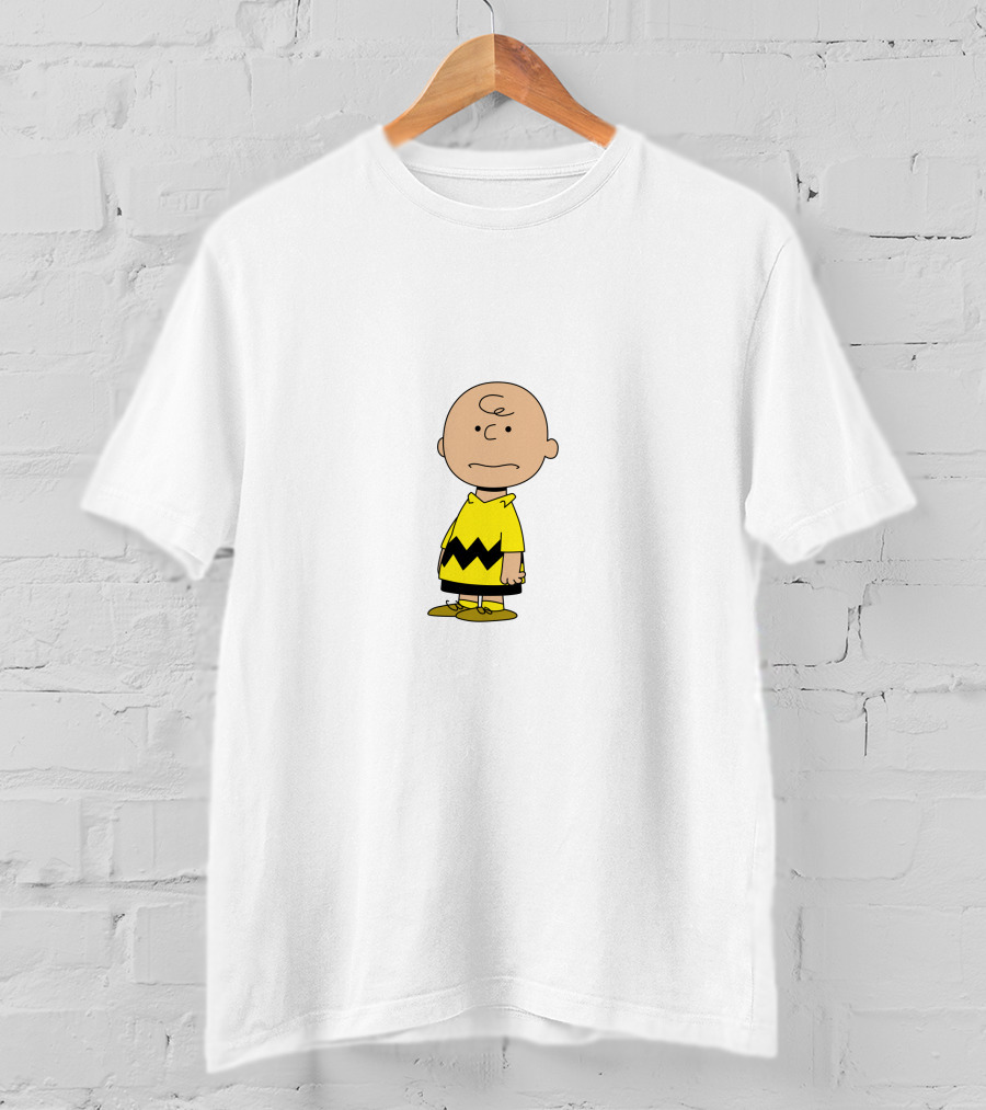 Charlie Brown Peanuts Yellow Zigzag Shirt Character Classic T-Shirt
