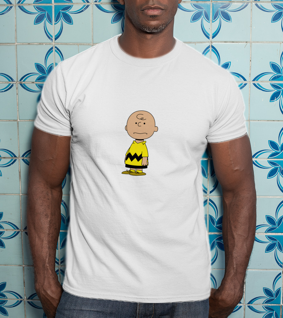 Charlie Brown Peanuts Yellow Zigzag Shirt Character Classic T-Shirt