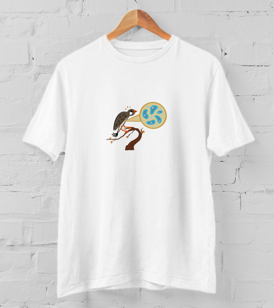 Ologies Bird With Microbiology T-Shirt