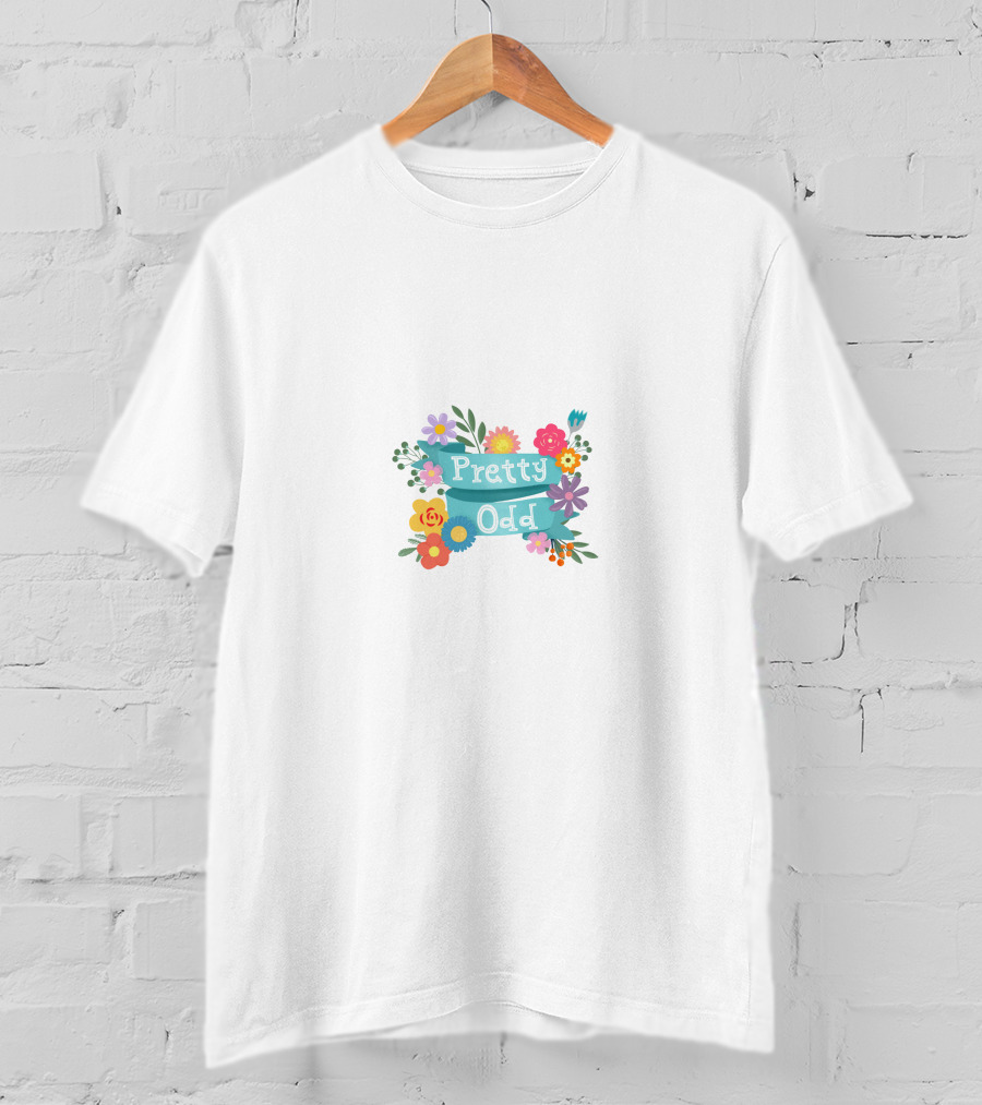 Pretty Odd Colorful Floral Arrangement T-Shirt