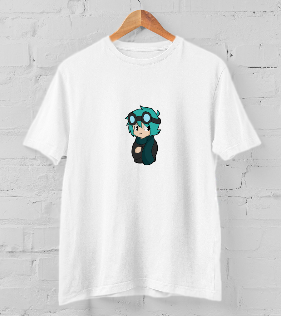 Dantdm Cartoon Character With Goggles And Scarf T-Shirt