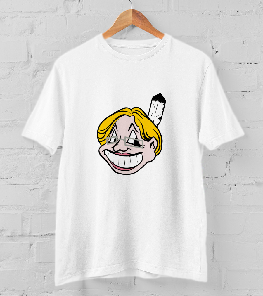 Warren Pocahontas Parody Caricature Feather T-Shirt