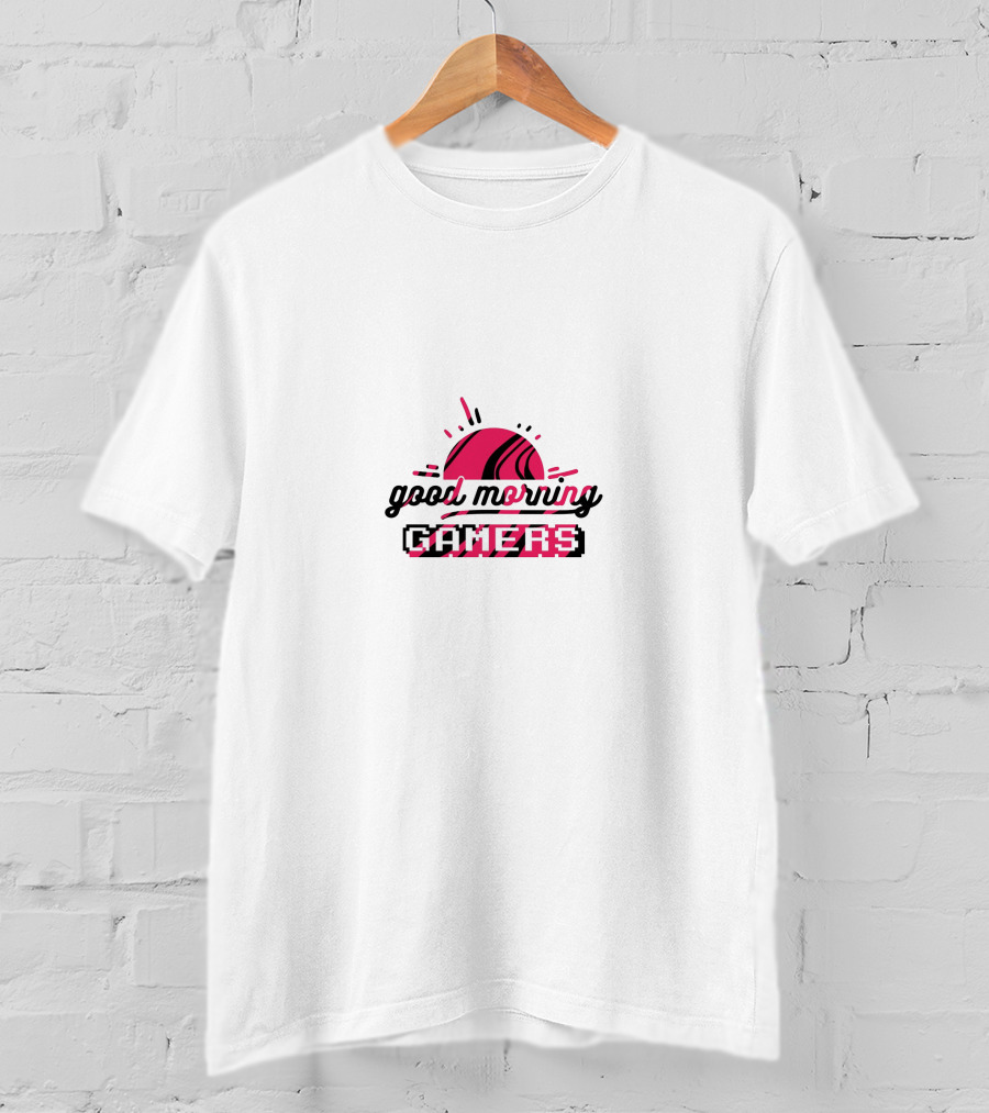 Good Morning Gamers Pixel T-Shirt