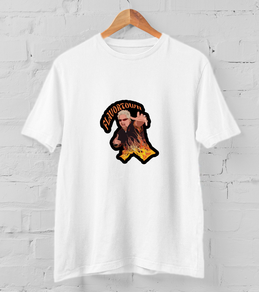 Flavortown Guy Fieri Flames T-Shirt