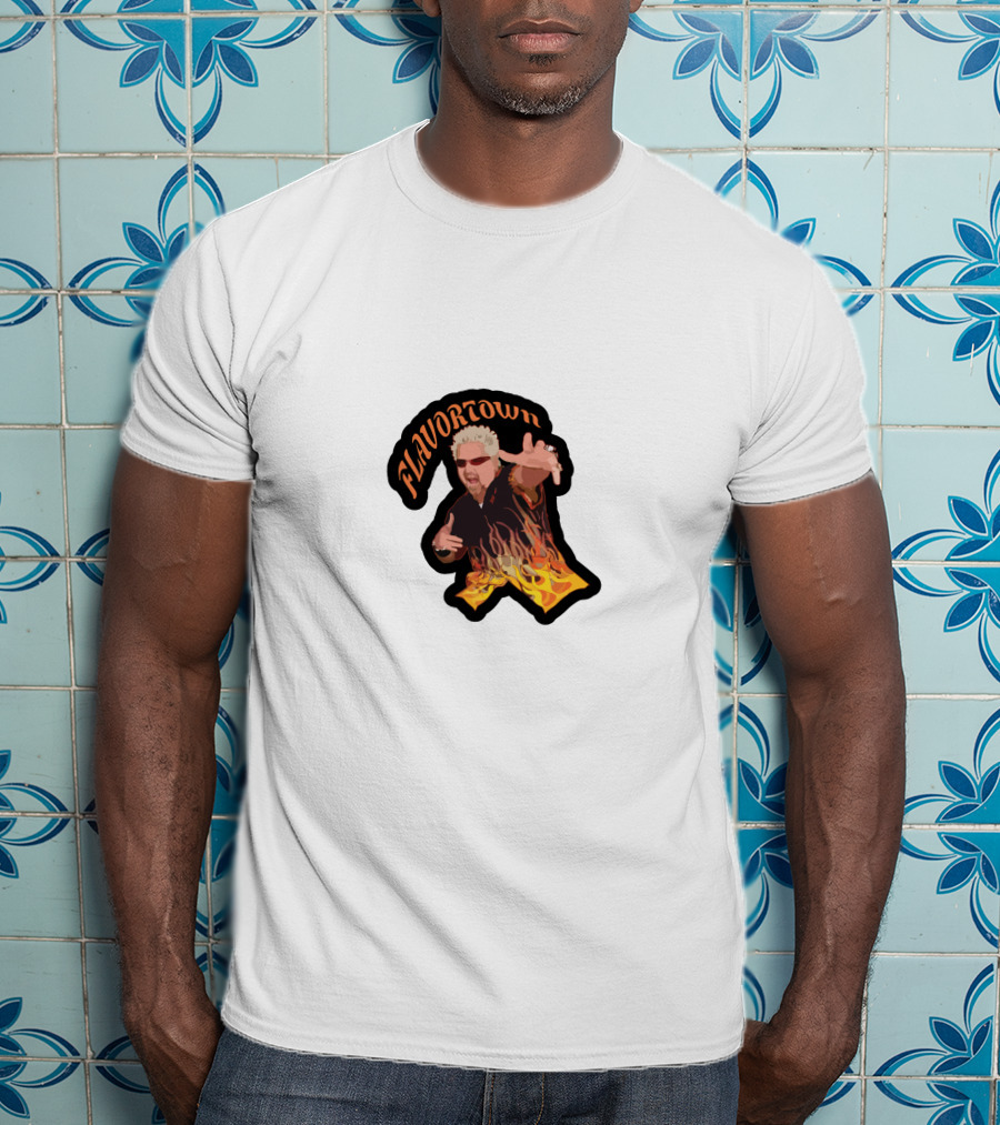 Flavortown Guy Fieri Flames T-Shirt