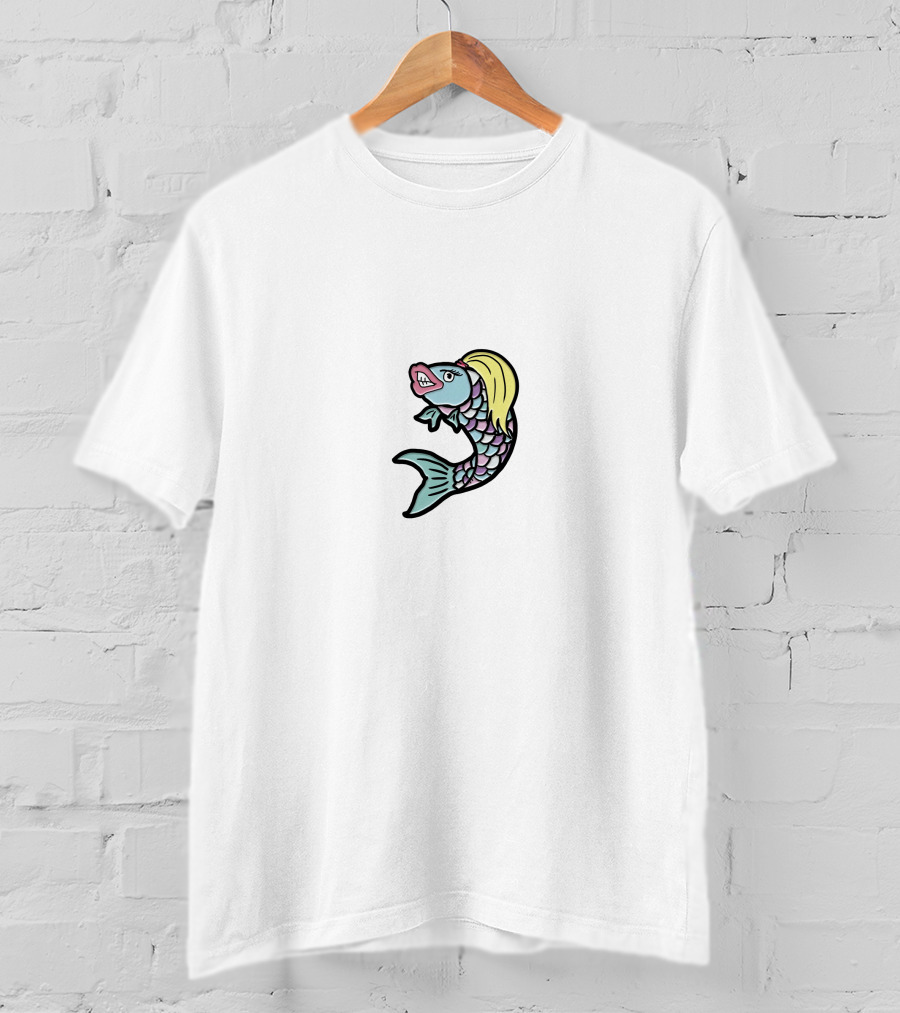 Trisha Paytas Blonde Mermaid Fish T-Shirt