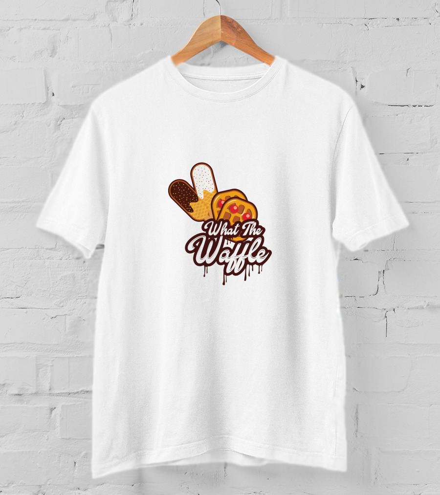 What The Waffle Dripping Syrup Popsicle T-Shirt