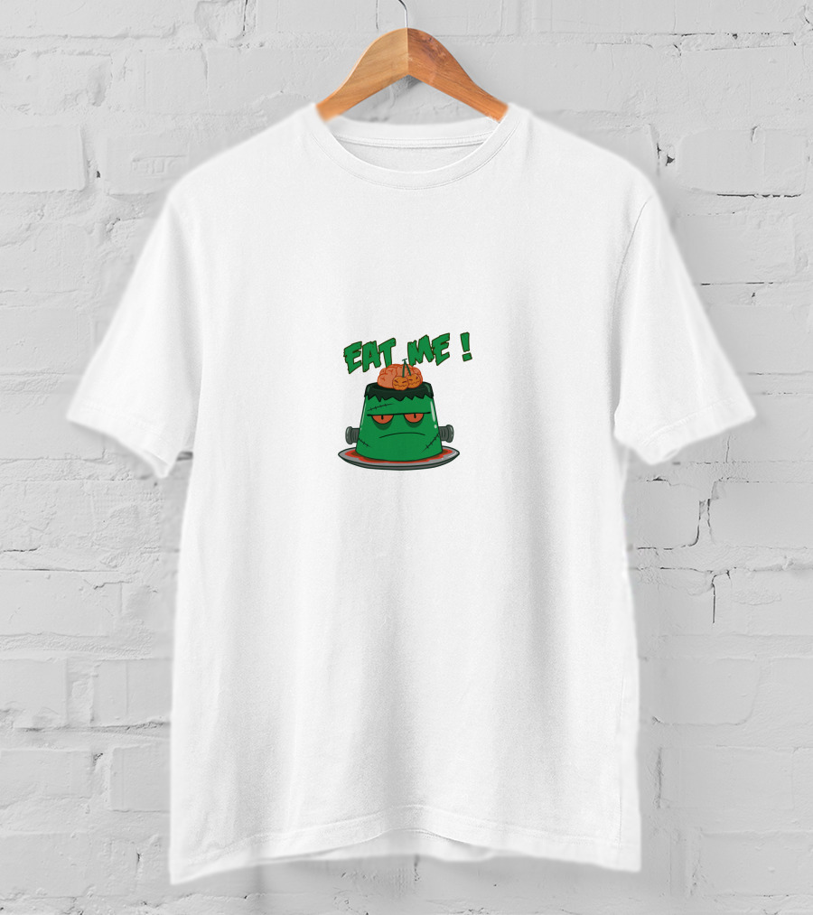 Eat Me Green Jelly Frankenstein Brain T-Shirt