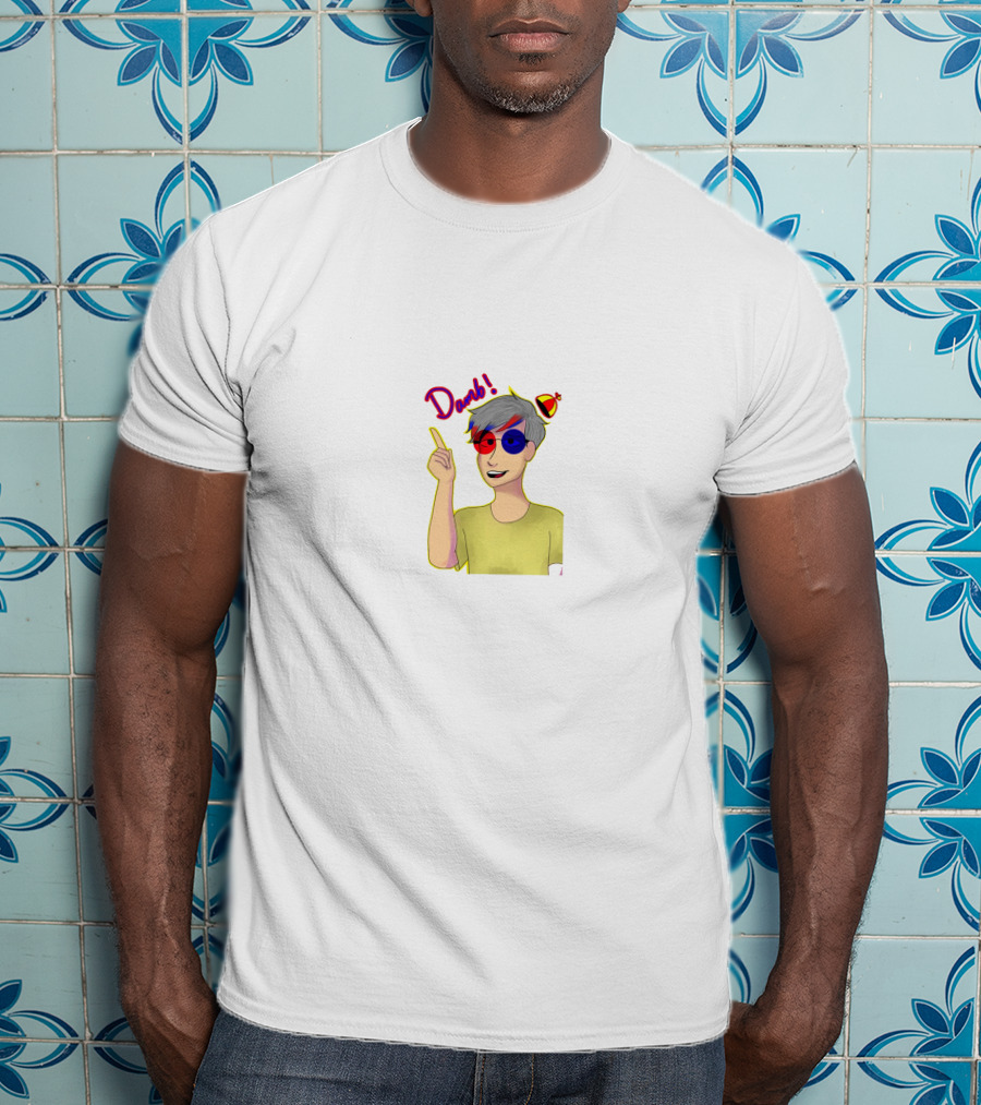 Smii7y Derp Dual Glasses Cartoon Character With Pointing Finger And Propeller Hat T-Shirt