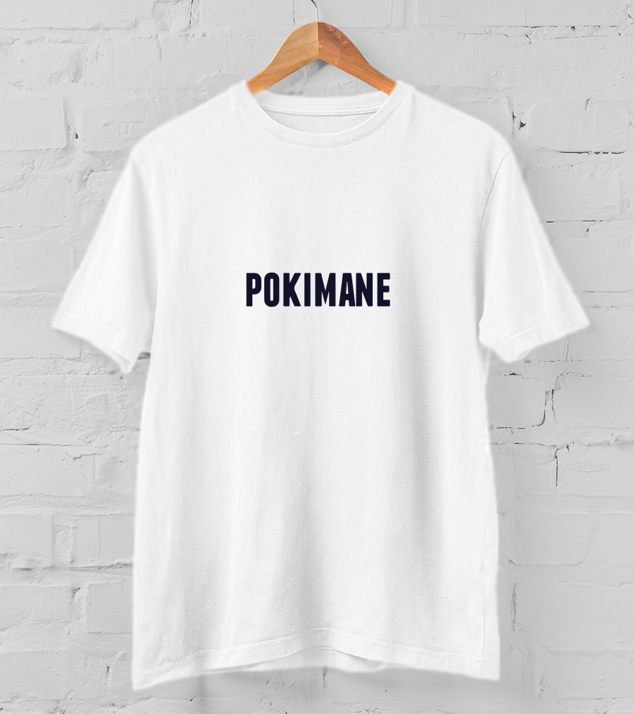 POKIMANE Twitch Streamer Logo Typography T-Shirt