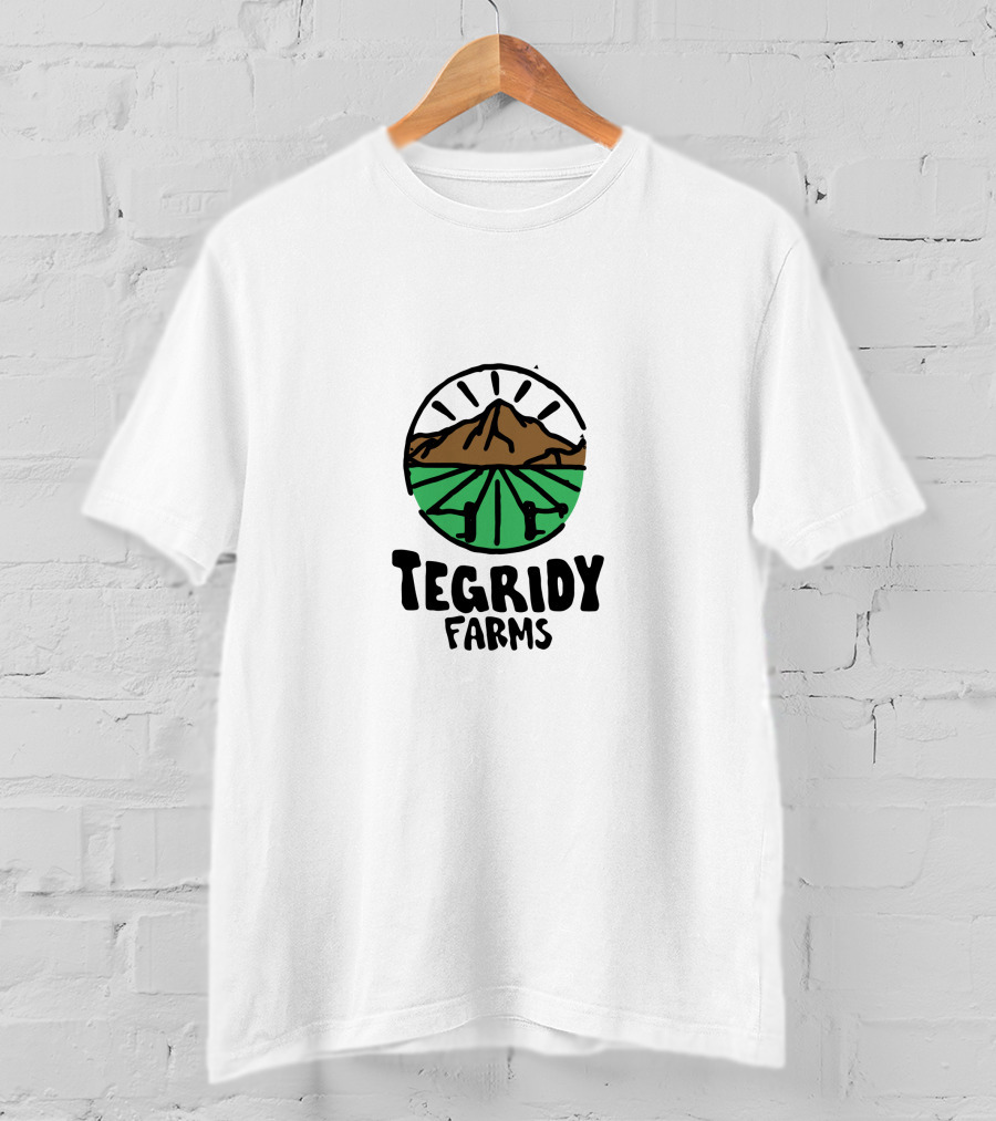 Tegridy Farms Mountain Fields Circular T-Shirt