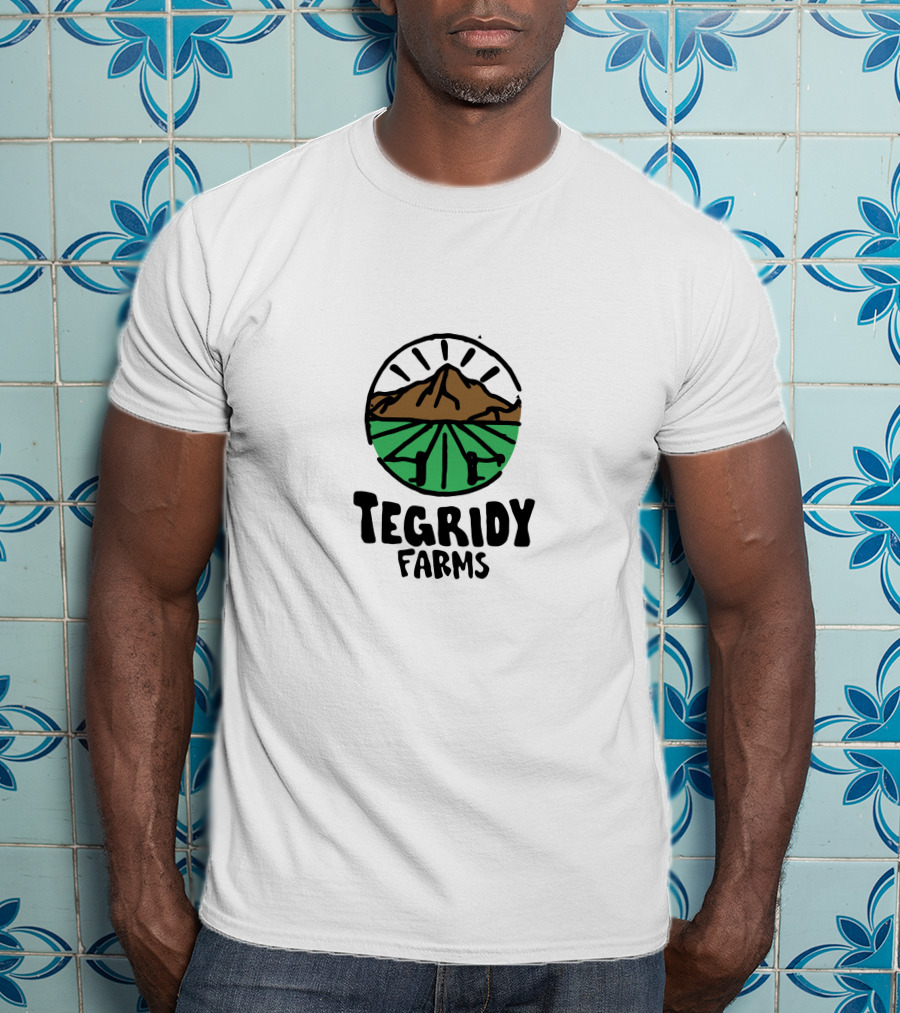 Tegridy Farms Mountain Fields Circular T-Shirt