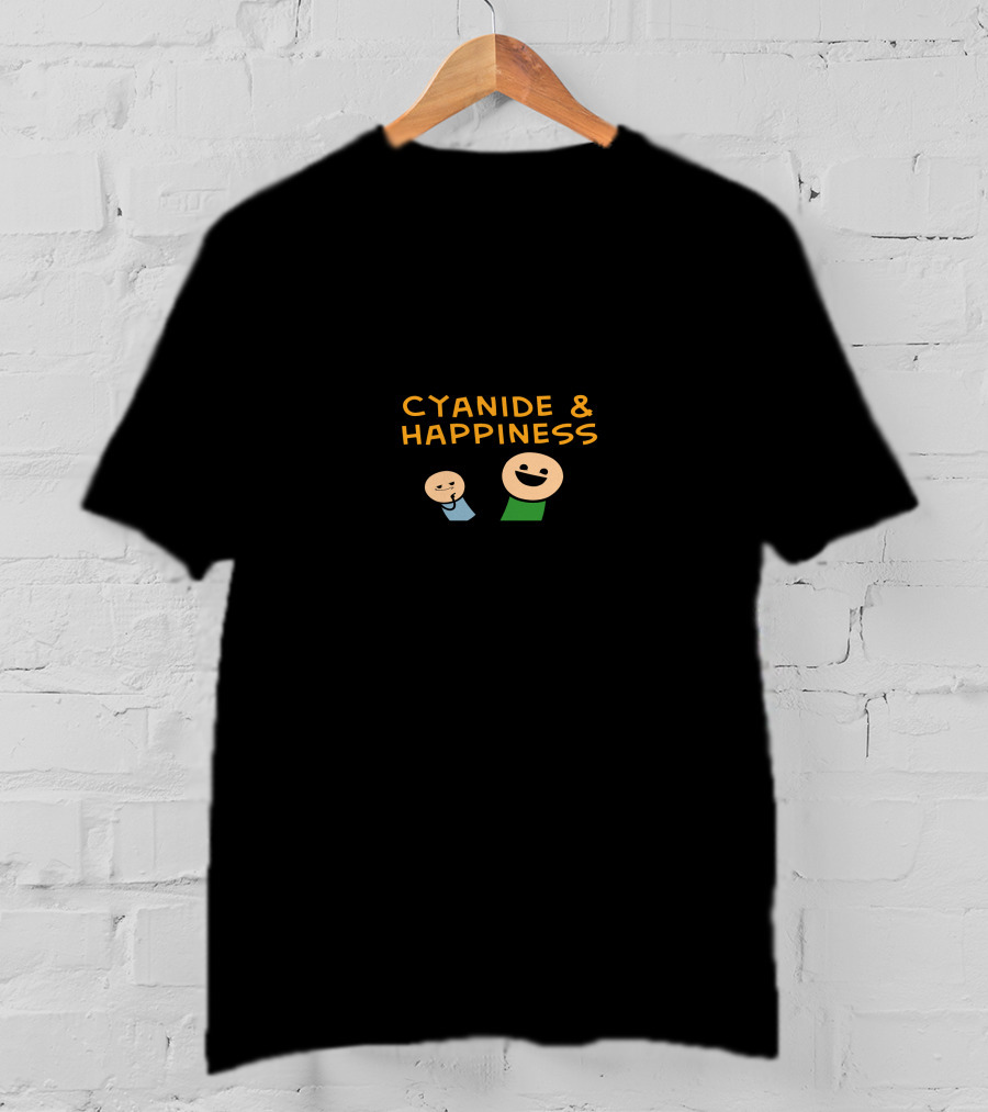 Cyanide And Happiness Comic Characters Smiling Faces T-Shirt