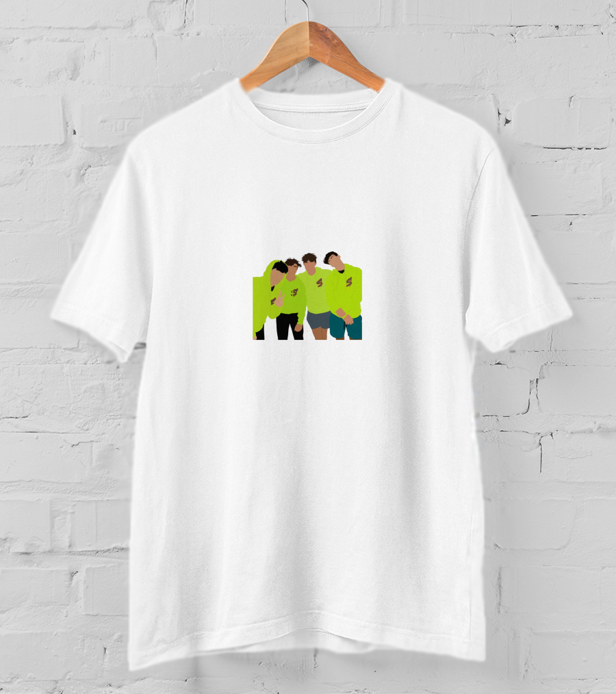 Bryce Hall Squad Neon Green T-Shirt