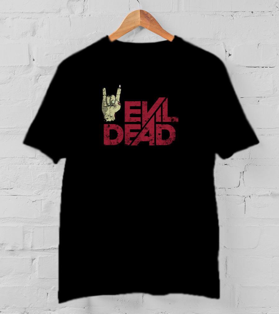 Evil Dead Metal Hand Gesture T-Shirt